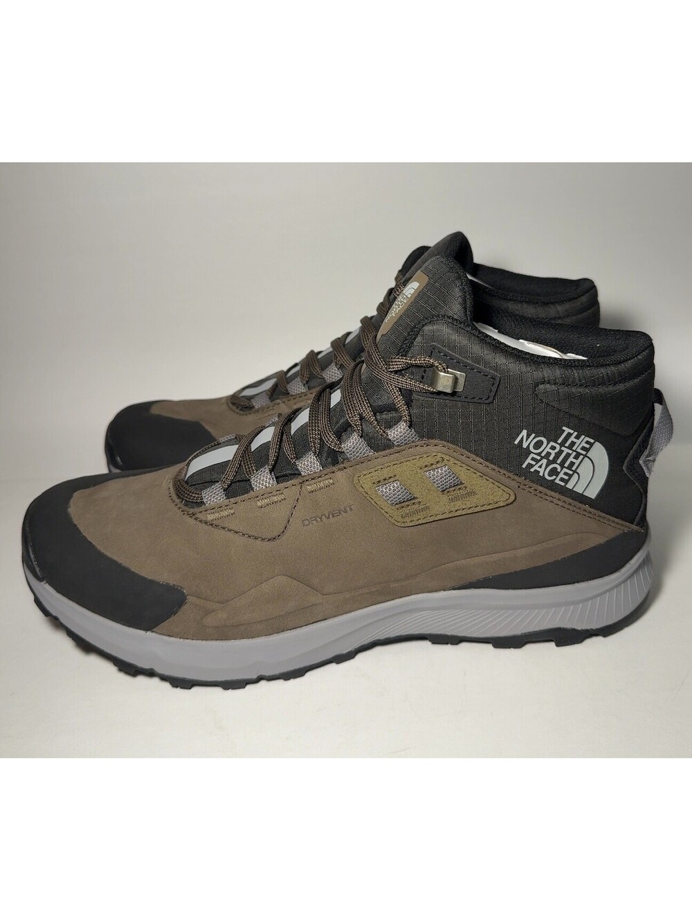 The North Face Cragstone Leather Mid WP Hiking Boots Bipartisan Brown Men's 12